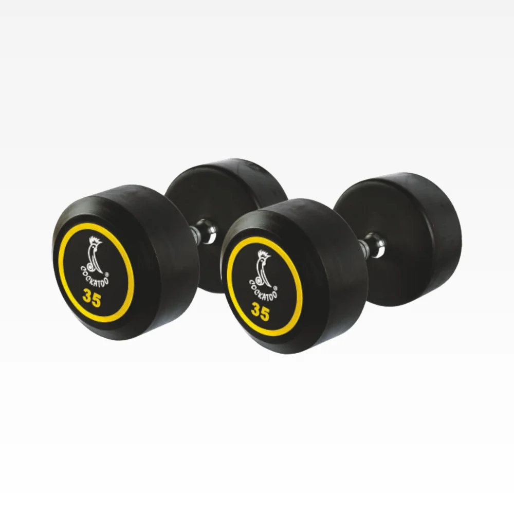 ROUND RUBBER DUMBBELLS