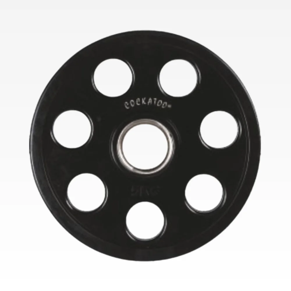 RUBBER WEIGHT PLATE 7 HOLE