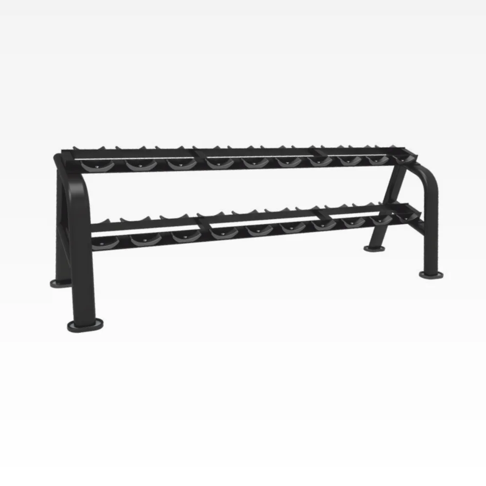 2 TIERS DUMBBELL RACK